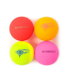 BEAMS GOLF BEAMS GOLF / カラー ゴルフボール 4個セット ビームス ゴルフ スポーツ・アウトドア用品 ゴルフグッズ