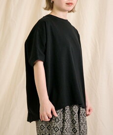 Brocante ヴィンテージ天竺 アリエールシャツ ドミンゴ トップス カットソー・Tシャツ ホワイト ブラック【送料無料】