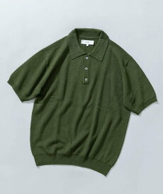 【SALE／30%OFF】URBAN RESEARCH ROSSO 『WEB限定』変形カノコ半袖ニットポロ アーバンリサーチロッソ トップス ポロシャツ ネイビー カーキグリーン ブラック【送料無料】