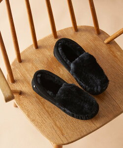 EMU Australia (W)【EMU Australia/エミュ オーストラリア】ムートンスリッポン Cairns Reverse Fur エミュ オーストラリア シューズ・靴 モカシン・デッキシューズ ブラウン グレー ブラック【送料無料】