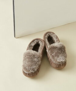 EMU Australia (W)【EMU Australia/エミュ オーストラリア】ムートンスリッポン Cairns Reverse Fur エミュ オーストラリア シューズ・靴 モカシン・デッキシューズ ブラウン グレー ブラック【送料無料】