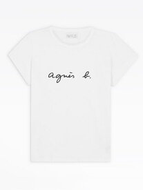agnes b. FEMME FEMME/(W)S137 TS ロゴTシャツ アニエスベー カットソー Tシャツ ホワイト ブラック【送料無料】