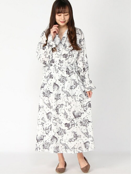 Axes Femme W 星座柄スキッパーワンピ Rakuten Fashion 楽天ファッション 旧楽天ブランドアベニュー Cn3967 Axes Femme W 星座柄スキッパーワンピ Rakuten Fashion 楽天ファッション 旧楽天ブランドアベニュー Cn3967