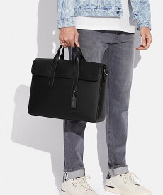 【SALE／40%OFF】COACH OUTLET 【公式】サリバン ポートフォリオ ブリーフ コーチ　アウトレット バッグ ビジネスバッグ・ブリーフケース ブラック【送料無料】