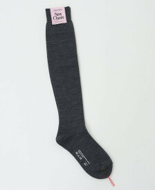 martinique MARCOMOND/176N5/1W-50C wool high socks マルティニーク 靴下・レッグウェア 靴下 ベージュ グレー