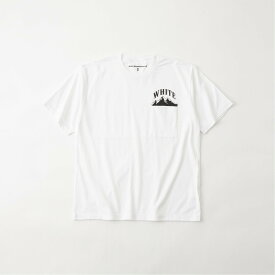 【SALE／40%OFF】White Mountaineering White Mountaineering/(M)MOUNTAIN POCKET T-SHIRT ホワイトマウンテニアリング トップス カットソー・Tシャツ ネイビー ホワイト【送料無料】