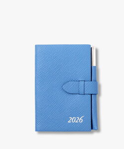 SMYTHSON Pastegrain 2026 WFR Weekly Diary with Pencil �X�}�C�\�� ���[�� �蒠�E������ �u���[�y���������z
