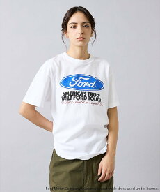 ABAHOUSE LASTWORD 【GOOD ROCK SPEED / グッドロックスピード】FORD ロゴプリン アバハウス トップス カットソー・Tシャツ ホワイト ネイビー【送料無料】