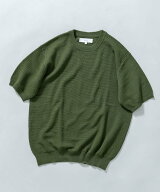 URBAN RESEARCH ROSSO 『WEB限定』変形カノコ半袖クルーネックニット アーバンリサーチロッソ トップス …