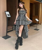 【SALE／10%OFF】one after another NICE CLAUP 【ウォッシャブル】アシメティアードロングワンピース ワ…