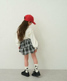 pairmanon チェックティアード布帛スカッツ ペアマノン スカート ミニスカート ブラック ネイビー ブラウン