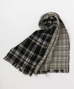 【SALE/32%OFF】欧州航路 【欧州航路】ダブルカントリカラーストール アミナコレクション ファッション雑貨 マフラー・ストール・ネックウォーマー グリーン ブラック ネイビー オレンジ レ