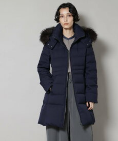 NANO universe 「西川ダウン(R)」サージロングダウン ナノユニバース ジャケット・アウター ダウンジャケット・ダウンベスト ネイビー グレー ブラック【送料無料】