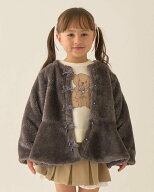 【SALE／50%OFF】Lycee mine 【Lycee mine バレエシリーズ】ノーカラーペプラムブルゾン ナルミヤオンラ…