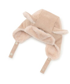 【SALE／10%OFF】petit main アニマルフライトキャップ ナルミヤオンライン マタニティウェア・ベビー用品 ベビートップス ピンク ホワイト ベージュ