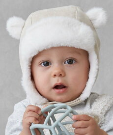 petit main アニマルフライトキャップ ナルミヤオンライン マタニティウェア・ベビー用品 ベビートップス ピンク ホワイト ベージュ