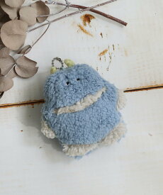 colleca la ふわふわモンスター キーホルダー/バッグチャーム コレカラ ファッション雑貨 チャーム・キーチェーン ブルー ピンク
