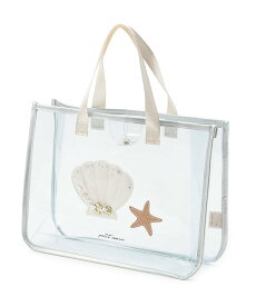 petit main 【SWIM】モチーフプールバッグ ナルミヤオンライン 水着・スイムグッズ その他の水着・スイムグッズ グレー シルバー ベージュ ピンク グリーン ブルー