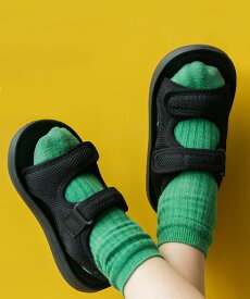 aimoha KIDS aimoha KIDS/(K)【aimoha-KIDS-】ベルクロストラップスポーツサンダル アイモハ シューズ・靴 サンダル ブラック オレンジ ピンク ベージュ