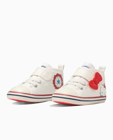 CONVERSE 【CONVERSE 公式】BABY ALL STAR N HELLO KITTY V-1/【コンバース 公式】ベビー　オールスター　N　ハローキティ　V‐1 コンバース シューズ・靴 スニーカー ホワイト【送料無料】