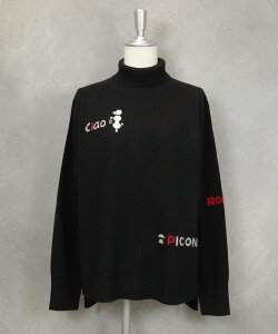 �ySALE�^30%OFF�zSTUDIO PICONE �J�V�~��100%���S�^�[�g���j�b�g �X�^�W�I�s�b�R�[�l �g�b�v�X �j�b�g �u���b�N ���b�h �s���N �z���C�g�y���������z