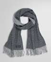 【SALE／20%OFF】BROOKS BROTHERS カシミヤ グレンチェック/ソリッド ダブルフェイス マフラー ブルックス ブラザーズ…