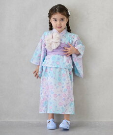 【SALE／50%OFF】petit main アソート浴衣 ナルミヤオンライン 着物・浴衣・和装小物 浴衣 ピンク パープル ネイビー
