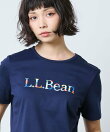 (W)ピマ・コットン・クルーネック・グラフィック・ティ 米国フィット・レギュラー