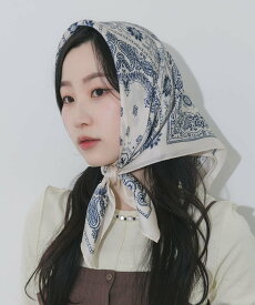 SMELLY アソートパターンスカーフ スメリー ファッション雑貨 スカーフ・バンダナ レッド グレー ブラック グリーン ブラウン オレンジ ホワイト イエロー