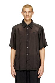 【SALE／40%OFF】DIESEL メンズ 半袖シャツ S-SIMPLY-SS-LHBA ディーゼル トップス シャツ・ブラウス ブラック【送料無料】
