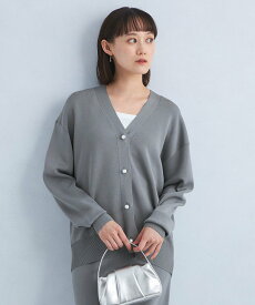 【SALE／70%OFF】UNITED ARROWS green label relaxing アクセいらずカーデ ユナイテッドアローズ アウトレット トップス カーディガン ブラック ホワイト グレー ピンク