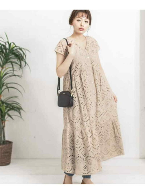 Sonny Label カットワークレースフレンチワンピース Rakuten
