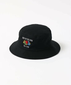 EDIFICE 【MIZUNO / NEW VINTAGE GOLF】FRUIT OF THE LOOM Embroidery Bucket エディフィス 帽子 ハット ブラック ホワイト【送料無料】