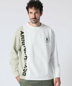 �ySALE�^30%OFF�zPsycho Bunny HEAT EFFECT TRICOT �J���[�ؑ� �����O�X���[�u T�V���c �T�C�R�o�j�[ �g�b�v�X �J�b�g�\�[�ET�V���c �u���b�N �z���C�g �O���[���y���������z