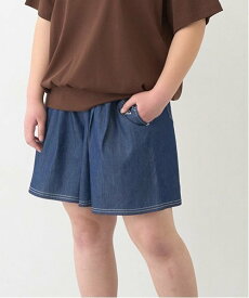 pom ponette junior 【+SIZE】【GOOD PRICE】タックキュロット ナルミヤオンライン パンツ その他のパンツ ネイビー ブルー【送料無料】