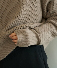 【SALE／30%OFF】UNFILO 【WEB/一部店舗限定】ふわふわニット アームウォーマー アンフィーロ ファッション雑貨 手袋 グレー ネイビー ブルー ブラウン ピンク