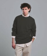 【SALE／25%OFF】UNITED ARROWS green label relaxing コットン シルク ミラノリブ クルーネック ニット …