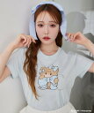 【SALE／30%OFF】one after another NICE CLAUP 【mikko コラボ】プリントTシャツ ワンアフターアナザー ナイスクラップ インテリア・生活雑貨 その他のインテリア・生活雑貨 ホワイト ブラック ブルー ピンク