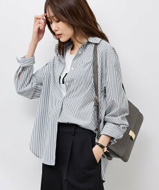 ROPE' PICNIC 【UVカット・防シワ】タイ付きレギュラーシャツ/通勤対応 ロペピクニック トップス シャツ・ブラウス ホワイト ブルー ネイビー【送料無料】