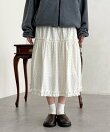 フリルミディスカート