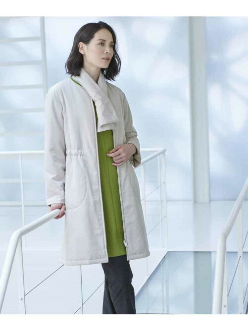 Gianni Lo Giudice リバーシブル Air Pack マフラー付きノーカラーコート Rakuten Fashion 楽天ファッション 旧楽天ブランドアベニュー Ac4972