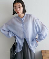 【SALE／5%OFF】Discoat シアーバンドカラーシャツ《WEB限定カラーあり》 ディスコート トップス シャツ…