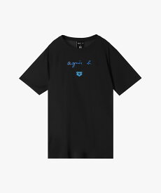 agnes b. FEMME SDX6 TS ARENA agnes b. x arena Tシャツ アニエスベー トップス カットソー・Tシャツ ブラック【送料無料】
