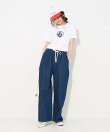 <新色追加><低身長サイズあり>ウォッシュ加工 イージーデニムパンツ/楽ちんデニム 全3色 XS/S/M