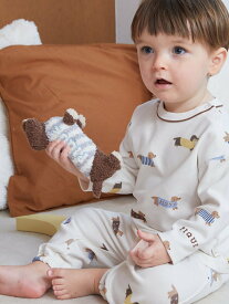 gelato pique 【BABY】ベビモコダックスフンドラトル ジェラートピケ マタニティウェア・ベビー用品 その他のベビーグッズ ピンク グレー