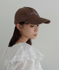 Discoat 【配色がワンポイント】ウォッシュツイルキャップ ディスコート 帽子 その他の帽子 ブラウン グレー ワインレッド ホワイト