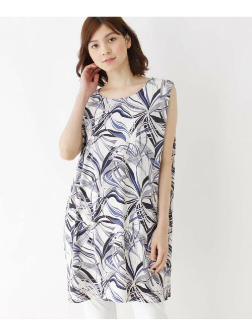 Shoo La Rue フリーサイズ ボタニカル柄ノースリーブワンピース Rakuten Fashion 楽天ファッション 旧楽天ブランドアベニュー As6973