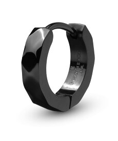 LION HEART LH-1 カッティングフープピアス/サージカルステンレス316L ライオンハート アクセサリー・腕時計 ピアス ゴールド ブラック シルバー【送料無料】