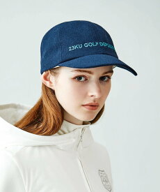 【SALE／30%OFF】23区GOLF 【WOMEN】エシカルキャンパス キャップ ニジュウサンクゴルフ 帽子 キャップ ネイビー ホワイト【送料無料】