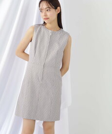 JILL by JILL STUART モノグラムジャガードミニワンピース ジル バイ ジル スチュアート ワンピース・ドレス ワンピース ネイビー グレー【送料無料】